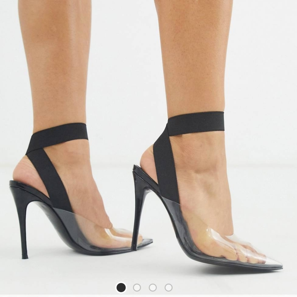 ASOS design partner elastic stiletto heels